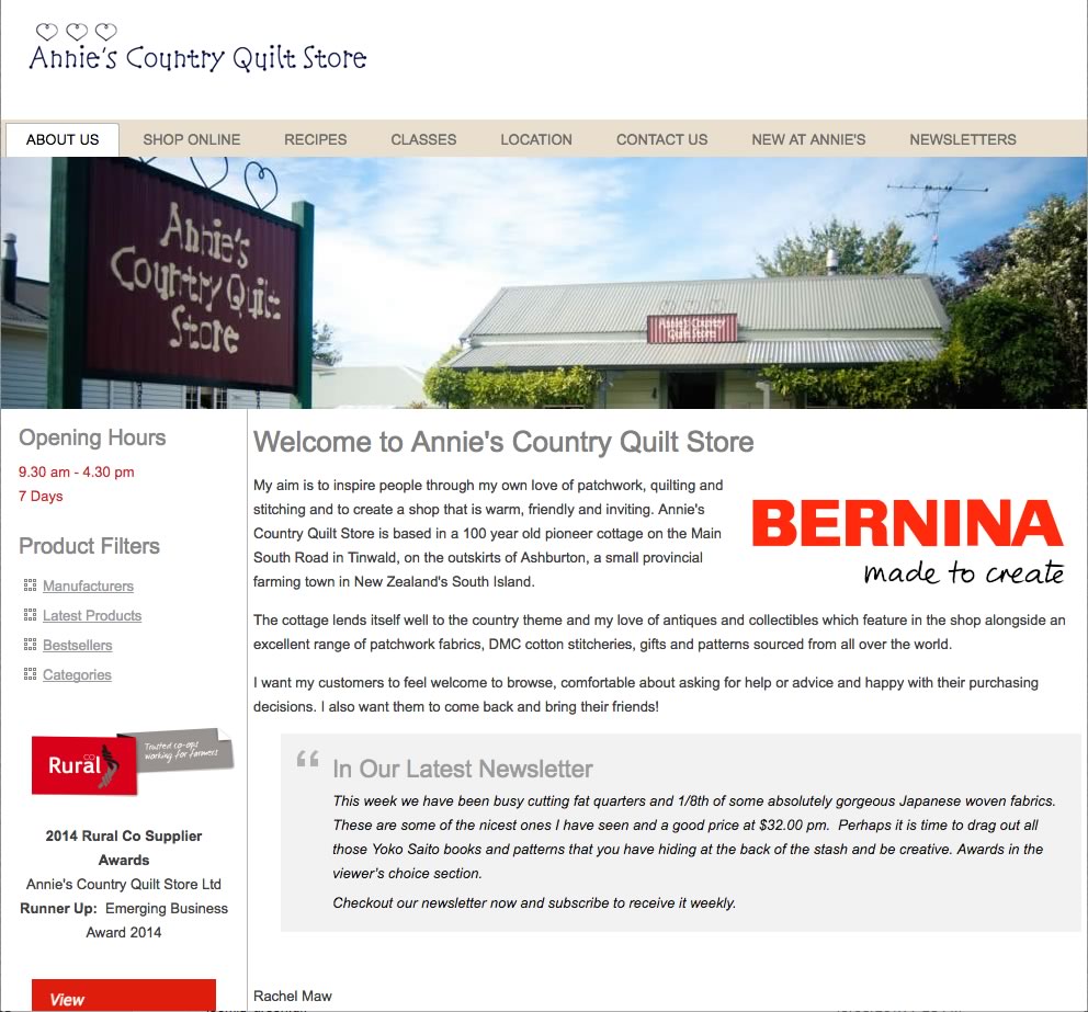 Annies Country Quilt Store
