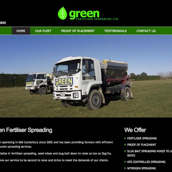 Green Fertiliser and Spreading